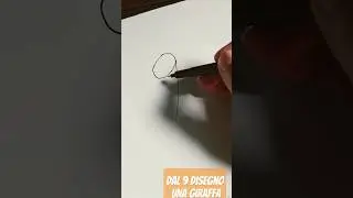 dalle 9 disegno una giraffa