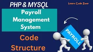 Payroll Management System in PHP | Code Structure