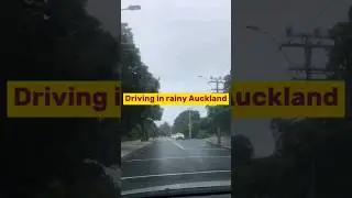 Driving in #rainyday #Auckland New Zealand #short #viral