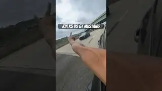 Kia k5 put gap on mustang gt