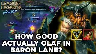 Olaf Baron Lane Is Broken!!! League of Legends Wild Rift