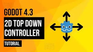 Godot 4.3 Top down character controller using Visual Scripting