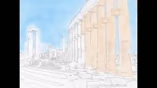 Palmyra, Syria 2005 Coloring book for adults