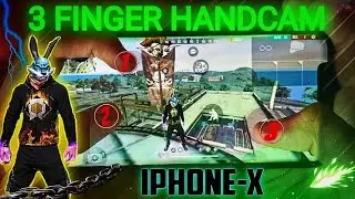 iphone x free fire || 3 FINGER Handcam || Birthday Bash🔥