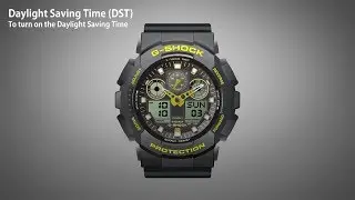 CASIO GA-100 Series Operation Video-Daylight Saving Time