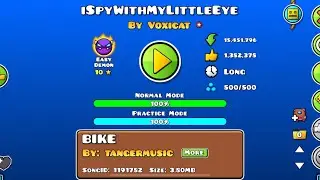 ISpyWithMyLittleEye Geometry Dash (2,371 attempts)