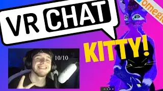 VR Chat In Omegle-Kitty Stuck In Tree!