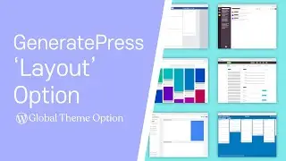워드프레스 무료테마 GeneratePress 테마의 'Layout' 테마옵션 가이드