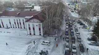 Поддержим наших. Автопробег Поспелиха - Алейск март 2022г