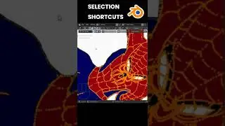 Simple Selection Shortcuts in Blender Grease Pencil #shorts