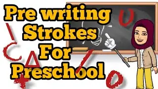 Pre writing strokes of Preschool kids || Pre writing Skills by TinyEdTech