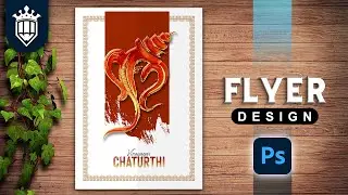 Vinayagar Chaturthi Simple Poster Design in | Photoshop 2021 Tutorial |