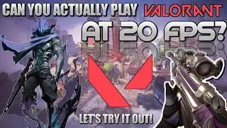 PLAYING VALORANT AT 20 FPS GONE WRONG!!!CAN WE PLAY IT AT 20 FPS ONLY??#VALORANT# (RUSTED GAMERZ YT)