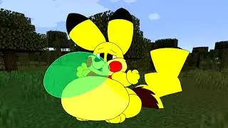 scarf pikachu minecraft slime inflation