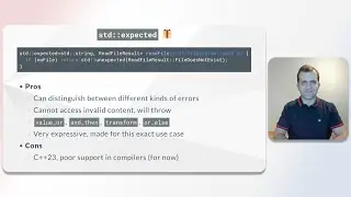 Error reporting in C++ - std::expected (13/13)