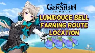 Lumidouce Bell Farming Route Location in Fontaine | Genshin Impact