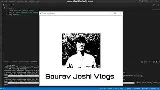 #01 Creating @souravjoshivlogs7028 Sketch Using Python: A Tutorial by CodeWithAakarsh