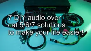 7 DIY audio over cat 5/6/7 solutions to make your life easier.