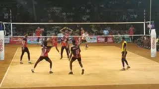 Ajith lal volleyball | Jerome | Akhin | 48th State Senior Volleyball | #best volleyball match ever