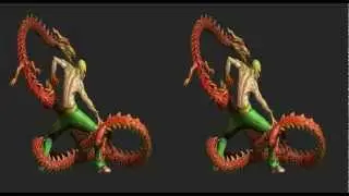 3D - HD - Turntable of guti's Iron Fist