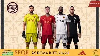 AS ROMA KITS 2023-2024 | PES 2021