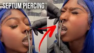 ** Must watch!**  SEPTUM PIERCING! ✨