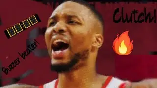 Damian Lillard Clutch shots and game winners!!