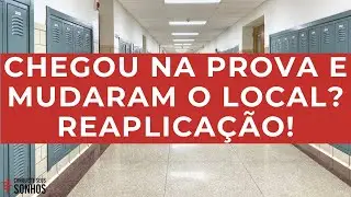 LOCAIS DE PROVA DIFERENTES DA PÁGINA DO PARTICIPANTE? FAÇA A REAPLICAÇÃO!
