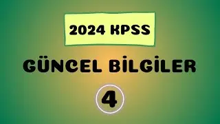 2024 KPSS Ekys/Ekpss/Ortaöğretim/Önlisans/Lisans Güncel Bilgiler 4. Video
