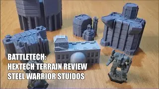 Battletech: HexTech terrain review from Steel Warrior Studios