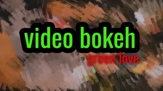 Video bokeh green love FULL HD || sinematik green love