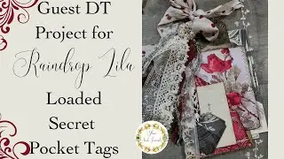 Guest DT Project @RaindropLila7 | Create with me | Loaded Secret Pocket Tags!
