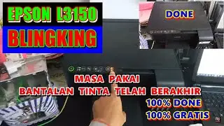 Epson L3150 Masa Pakai Bantalan Tinta Telah berakhir, Cara reset epson l3150