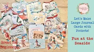 Let's Make some Large Journal Cards with Pockets!