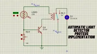 ldr sensor in proteus/Automatic Light Detector Proteus Implementation