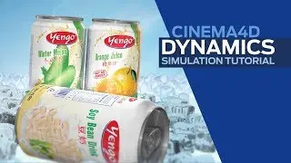 Cinema 4D Dynamics tutorials | Simulation | Ice Cubes