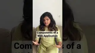 Components of a web application 