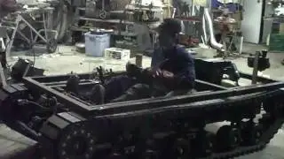 2/5 Scale Sherman M4A3E8 Tank Test Drive Part 1
