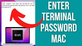 How To Enter Password Into Terminal On A Mac