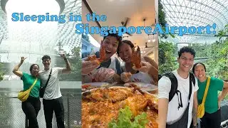 Sleeping in the Singapore Changi Airport!