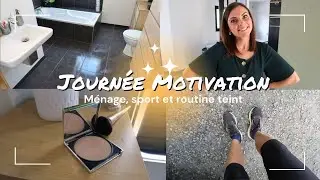 VLOG⎟Ménage, sport et routine pour un joli teint
