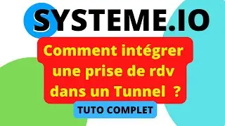 SYSTEME IO ET CALENDLY - Comment intégrer une prise de rdv automatique ?