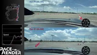 TAC/TVR Tour de Frank Day 2 - Autocross Lap Comparison