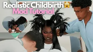 This Childbirth Mod Is TOO Real 😭 | The Sims 4