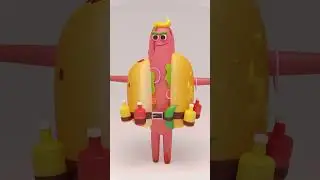 3D Dangerous sausage | 3D character in Blender #shorts #blender3d #tutorial #3d #blender
