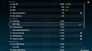 HYDRO DPS Nilou Build (no food buff)