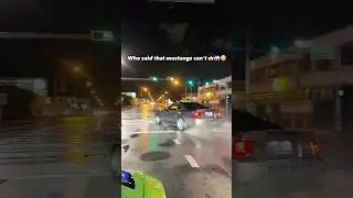 This Mustang driver is crazy ￼😳 