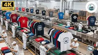 Inside an Advanced Knitting Mill | How Premium T-Shirts Are Made (Full Process)