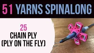 How to Chain Ply Yarn on a Drop Spindle (Ply on the Fly)