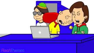 Caillou Creates The FlashThemes Account And Gets Grounded #goanimate #caillougetsgrounded